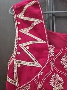 red partywear suit