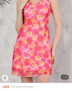 SALE 💰 Pink Floral Slip Dress 🌸