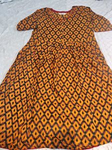 Vibrant Diamond Print Kurta