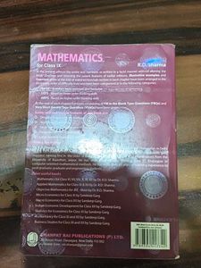 Mathematics for Class IX by R.D. Sharma