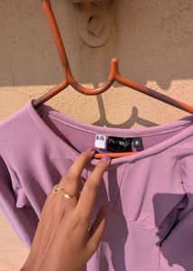 Cute Lilac Midi Dress new Year Party