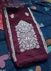 Embroidered Kurta Set - Deep Plum