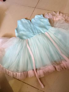 Baby Girls' Blue &amp; Pink Tulle Dress