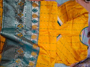 PRICE REDUCED Yellow Silk Kurti