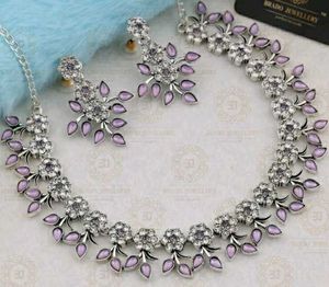 Jewel Set (Purple, Silver)