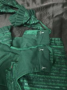 Elegant Green Embroidered Blouse