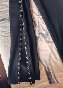 Wide Leg Pants with Accents