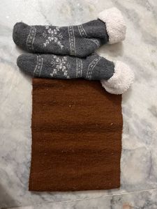 Winter socks + back warmer belt