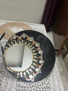 Big Mirror Lippan Artwork