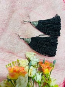 Ethnic Style Silk Tassel Earrings