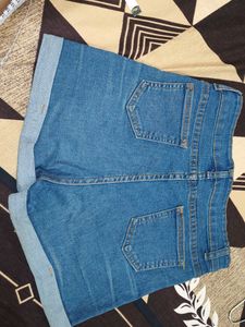 Cute Denim High Waisted Shorts