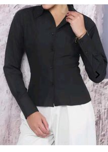 Classic Black Button-Up Shirt