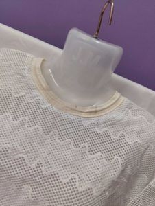 Sheer White Lace Cropped Top