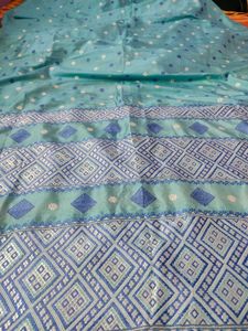 Beautiful assam weave saree
