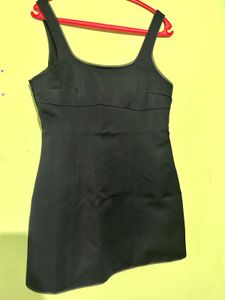 Sleek Black Mini Dress