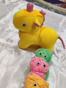 Cute Yellow Plush Toy