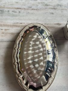 Diwali - Vintage Decorative Silver Plated Bowl