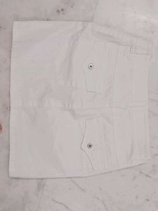 Chic White Mini Skirt