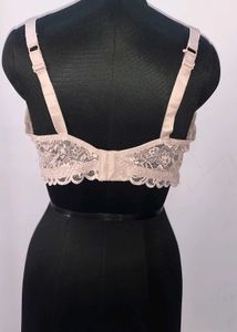 Nude Lacy Padded Bra