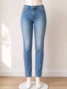 Classic Light Wash Denim Jeans