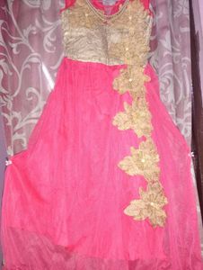 Pink &amp; Gold Party Dress