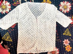 Beauuuuuutiful Crochet Knit Cardigan