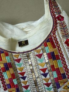 Embroidered Kurta Set with dupatta