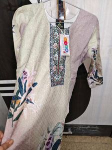Sequence kurti+multi colour+half chicken style