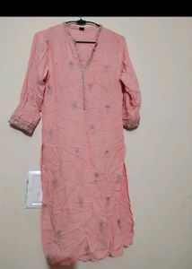 Peach Colour Kurti Plazzo Set 😍💓 Price Drop!!