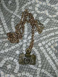 antique Camera Pendant Necklace