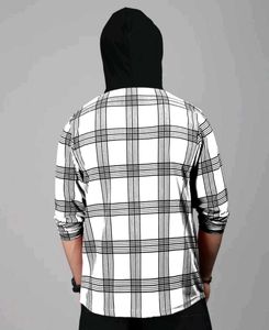 Hooded Plaid T-Shirt