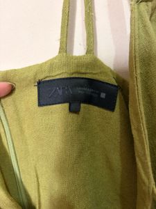 Olive Green Wide Leg Jumpsuit