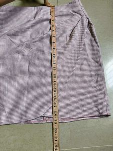 Gingham Pattern Skirt from korea
