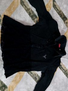 Black Long Sleeve Top with freebie