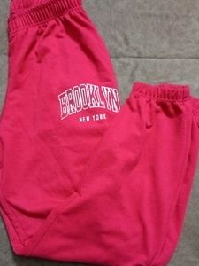 Pink Brooklyn New York Sweatpants