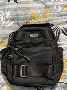 Sleek Black Crossbody Bag