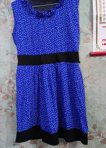 Blue Polka Dot Dress