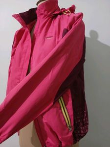 Bright Pink Hooded Jacket