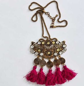 Boho Tassel Pendant Necklace