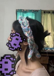 Multi Purpose Crocheted Pastel Scarf