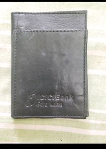 Leather Credit Card Holder Cum Wallet