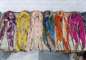 6 piece Set Of Chiffon Triangle Scarf