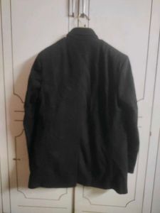 Calvin Klein Energi Black Wool Blend Coat