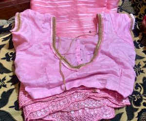 Beautiful Baby Pink Saree