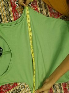 Solid Green Sleeveless Maxi Dress
