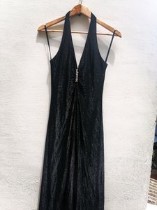 Party Wear Black Gown