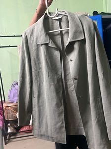 Stylish Women's Light Green Jacket