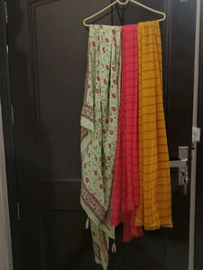Combo of "3" Dupatta cum stolls