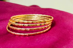 1gmGold bangles 🆕set of 4