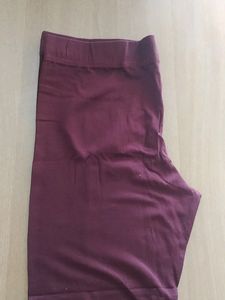 Ankle Leggings Branded 4way XL Size Maroon Colour